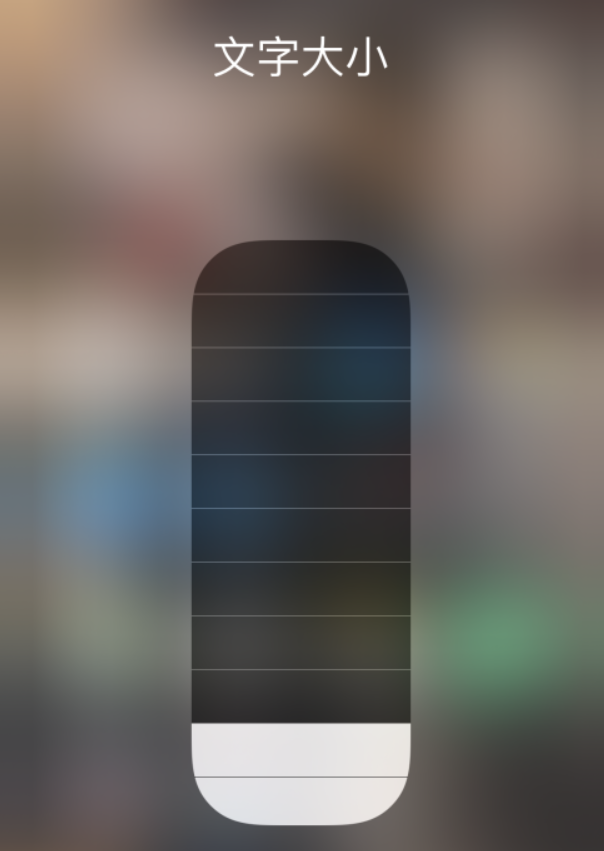 托里苹果手机维修分享小技巧：在 iPhone 控制中心快速调节字体大小 